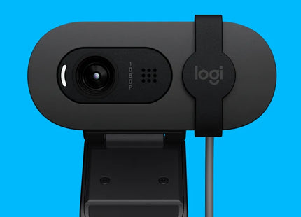 Cámara Web Logitech Brio 105 | Full HD 1080p | Micrófono Integrado | Graphite