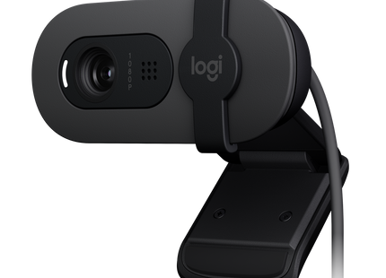 Cámara Web Logitech Brio 100 | Full HD 1080p | Micrófono Integrado