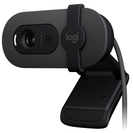 Cámara Web Logitech Brio 100 | Full HD 1080p | Micrófono Integrado