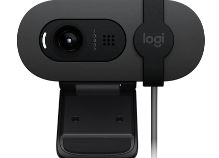 Cámara Web Logitech Brio 105 | Full HD 1080p | Micrófono Integrado | Graphite
