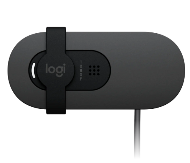 Cámara Web Logitech Brio 105 | Full HD 1080p | Micrófono Integrado | Graphite