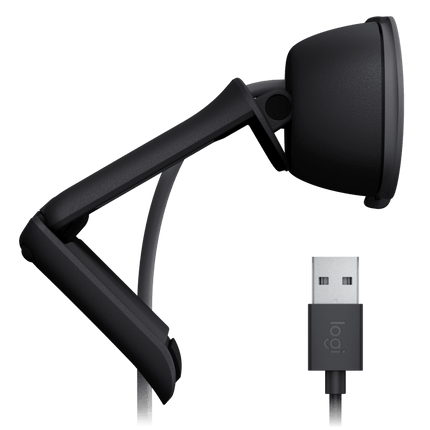 Cámara Web Logitech Brio 100 | Full HD 1080p | Micrófono Integrado