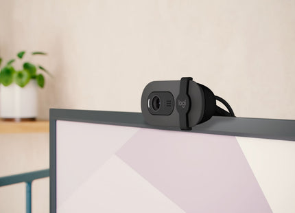 Cámara Web Logitech Brio 100 | Full HD 1080p | Micrófono Integrado