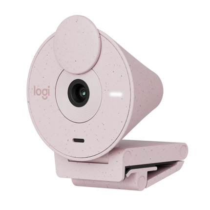 Cámara Web Logitech Brio 300 | Full HD 1080p | USB-C | Rose