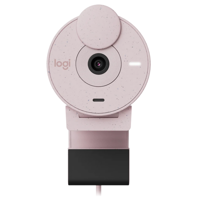 Cámara Web Logitech Brio 300 | Full HD 1080p | USB-C | Rose