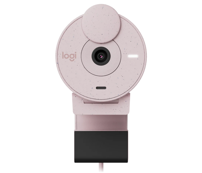 <h2>Cámara Web Logitech Brio 300 | Full HD 1080p | USB-C | Rose</h2>