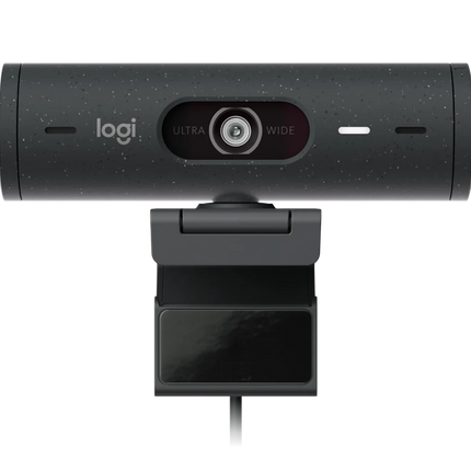 Cámara Web Logitech BRIO 500 | Full HD | Micrófono Estéreo | USB-C | Autoenfoque | Corrección de Iluminación