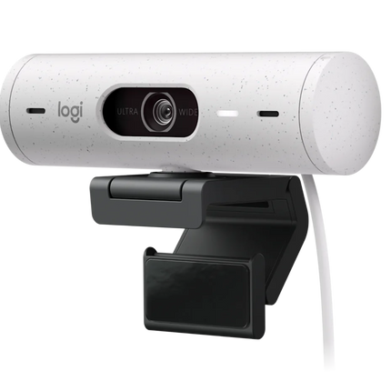 Cámara Web Logitech Brio 500 | Full HD | Blanco | USB