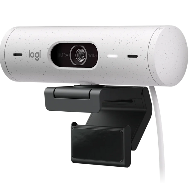 Cámara Web Logitech Brio 500 | Full HD | Blanco | USB