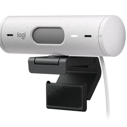 Cámara Web Logitech Brio 500 | Full HD | Blanco | USB