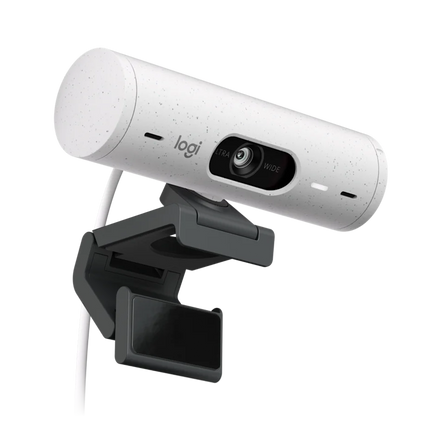 Cámara Web Logitech Brio 500 | Full HD | Blanco | USB