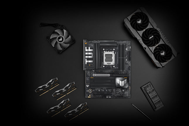 Tarjeta Madre ASUS TUF Gaming X870-Plus WiFi | AM5 | ATX | DDR5 | PCIe 5.0 | USB-C