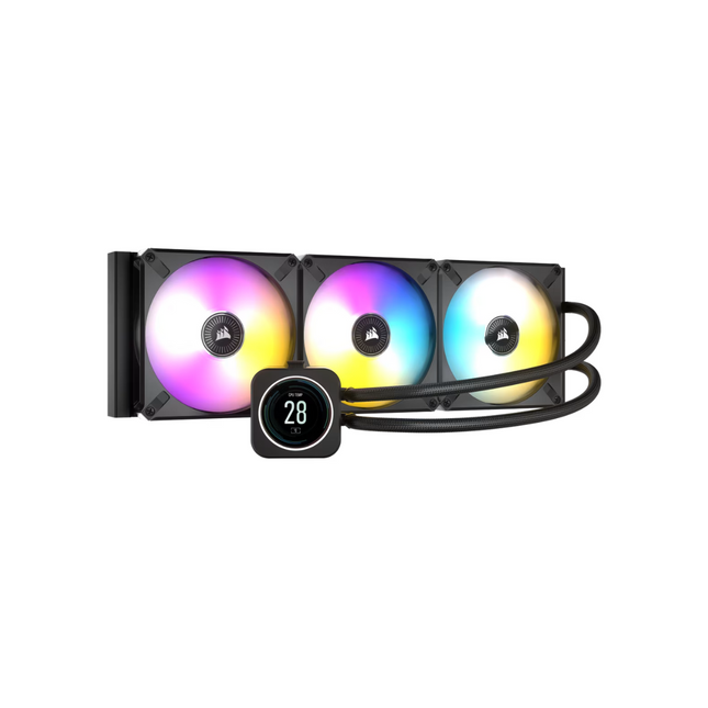 Enfriamiento Líquido Corsair iCUE H170i Elite LCD | 420mm | RGB | Pantalla LCD | CW-9060063-WW