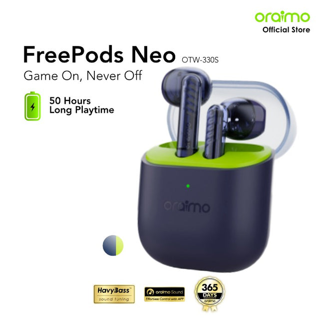 Audífono Oraimo FreePods Neo | Inalámbrico Bluetooth | IPX4 | OTW-330S