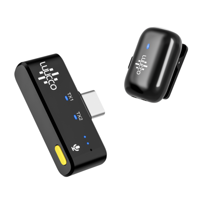 Luucco MiniPods-K1 USB-C color negro, receptor y transmisores