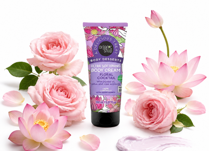 Organic Shop Crema corporal emoliente floral 150 ml