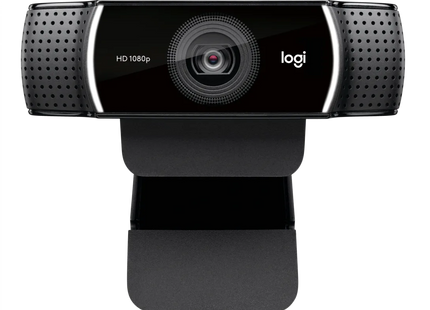 Webcam C922 Pro Stream en trípode con cable USB de 1.8 metros extendido