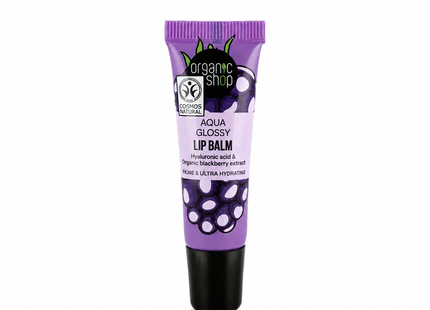 Organic Shop Bálsamo labial ácido hialurónico y mora 10 ml