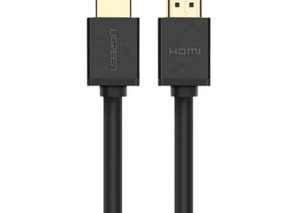 Vista lateral del cable HDMI 4K UGREEN HD118 con conectores rectos