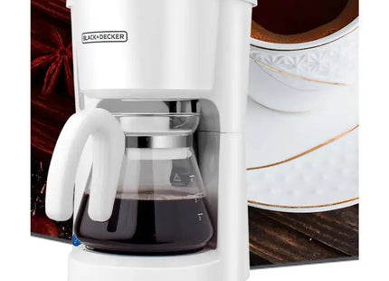 Cafetera Black+Decker CM0701W | 5 Tazas | 650 W | Filtro Permanente | Sneak‑A‑Cup™