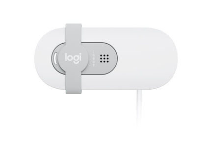 Cámara Web Logitech Brio 100 | Full HD 1080p | Micrófono Integrado | Color Blanco