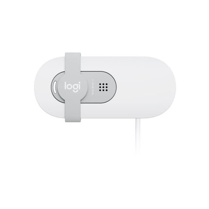Cámara Web Logitech Brio 100 | Full HD 1080p | Micrófono Integrado | Color Blanco