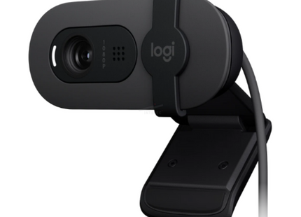 Cámara Web Logitech Brio 105 | Full HD 1080p | Micrófono Integrado | Graphite