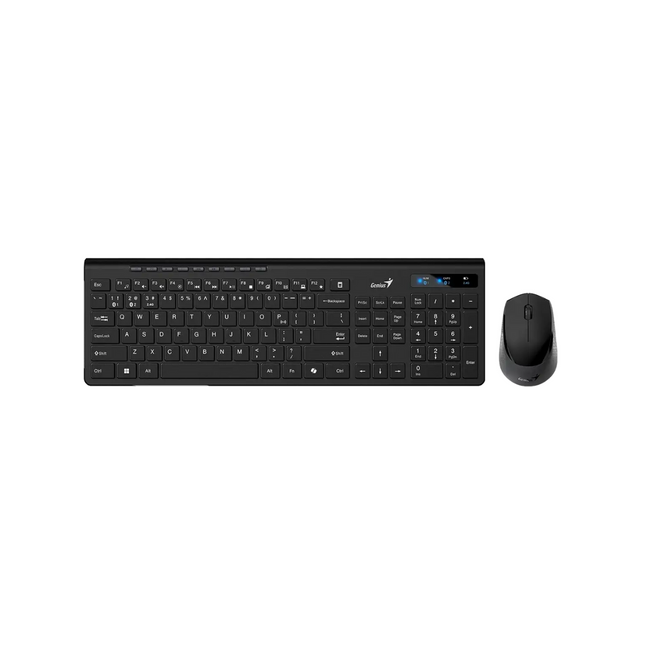 Teclado y Mouse Genius SlimStar 8230 | Inalámbrico Bluetooth + Receptor USB | Español | Diseño Delgado