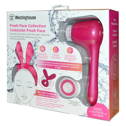 Cepillo Facial Westinghouse WH1171 | Incluye banda para cabello | 5 cabezales | Recargable