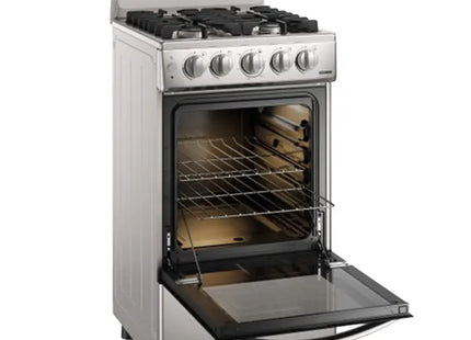Frigidaire Cocina de Gas 20" 4 Quemadores Plata, FKGN20C3MYI