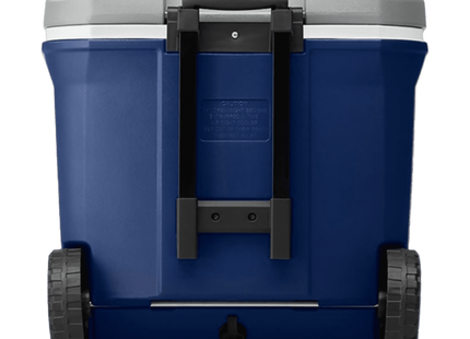 Coleman 2179155 Hielera con Ruedas 65 qt 61,5 L para 101 Latas Azul, Tapa hasta 113 kg