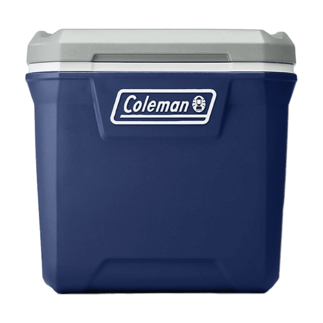 Coleman 2179155 Hielera con Ruedas 65 qt 61,5 L para 101 Latas Azul, Tapa hasta 113 kg