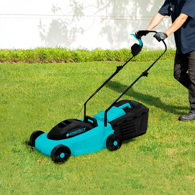 Energy LM32/1/120 Cortadora de Césped Eléctrica 1450 W 120 V con Corte de 32 cm y Bolsa de 30 L