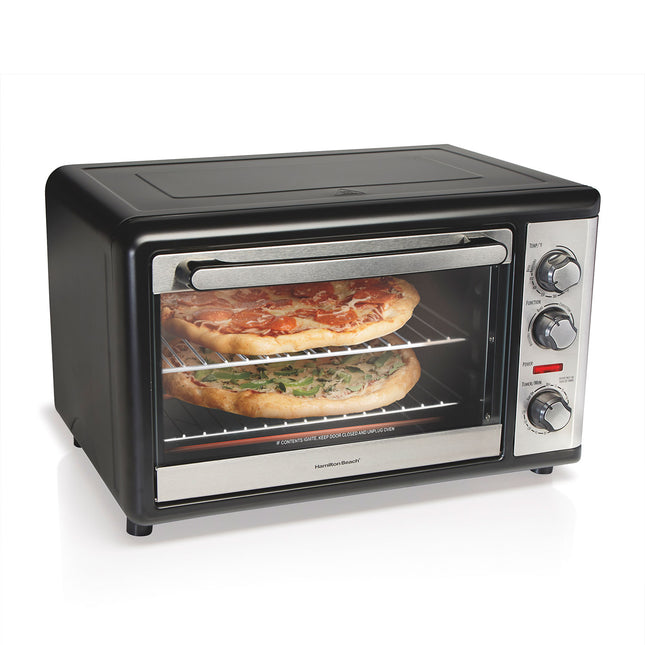 Hamilton Beach horno rotisserie 31108G, vista frontal