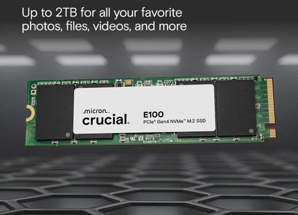 Crucial SSD E100 480GB M.2 NVMe PCIe Gen4, CT480E100SSD8