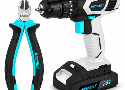 Energy Combo Taladro Percutor 20V y Alicate, P20/1 C1 + DP06