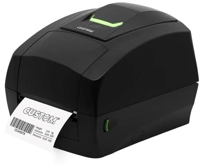 Impresora de Etiquetas Custom D4 102 USB Negra de 4 Pulgadas - 911MK010100233
