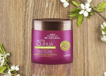 Mascarilla Nutritiva Quinua 350 g | Placenta Life | Nutre, fortalece y aporta brillo extremo con proteína de quinua