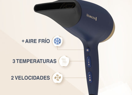 Secadora de Cabello Remington Sapphire Luxe, D5805-110F