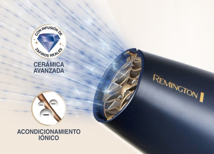 Secadora de Cabello Remington Sapphire Luxe, D5805-110F
