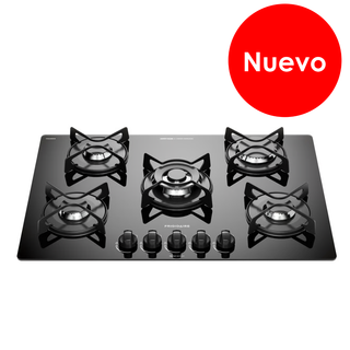 Plantilla de Gas Frigidaire FTGC3050VB | 30” | 5 Quemadores | Vidrio Templado Empotrable | Acero Inoxidable