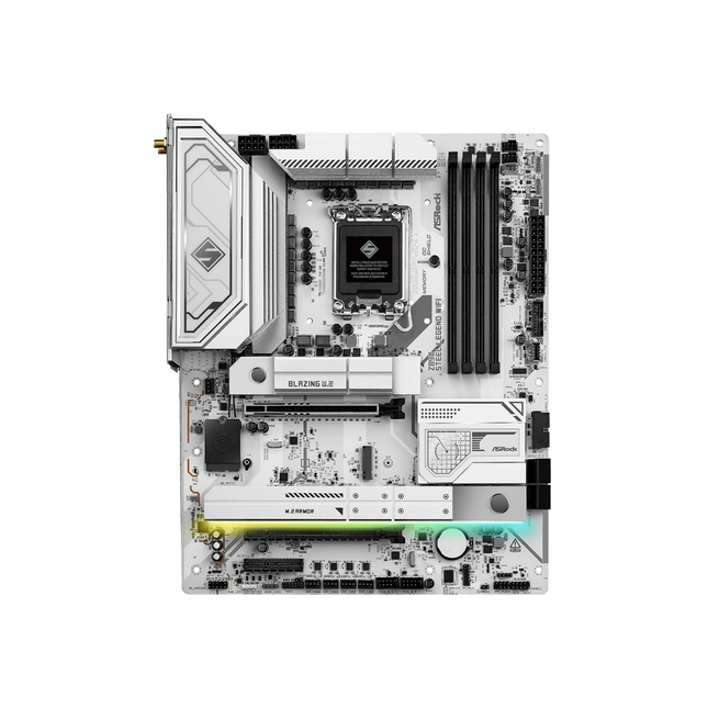 Tarjeta Madre ASRock Z890 STEEL LEGEND WIFI DDR5 | ATX | LGA 1851 | DDR5 hasta 8000+ MHz | Wi-Fi 6E | PCIe 5.0