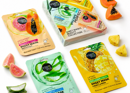 Organic Shop Set de mascarillas faciales