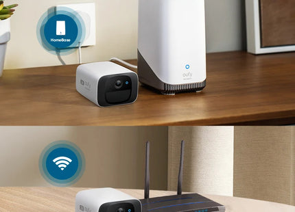Eufy Security Cámara Inalámbrica SoloCam C210 2K Blanca, T8B00