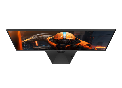 Monitor AOC Gaming 27G50F con menú OSD visible mostrando opciones de configuración gaming