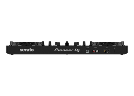 Pioneer DJ DDJ-REV1 detalle de faders de tempo horizontales y lever FX