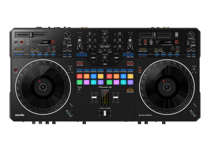 Pioneer DJ DDJ-REV5 detalle de botones de Stems y pads de performance
