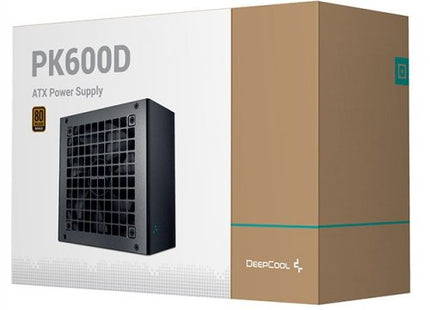Fuente de Poder DeepCool PK600D | 600W | 80 Plus Bronze | Ventilador 120mm | Negro