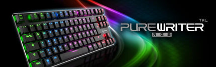 Teclado Gaming Sharkoon PureWriter TKL | 60% | Kailh Red | RGB | Alámbrico USB | Inglés