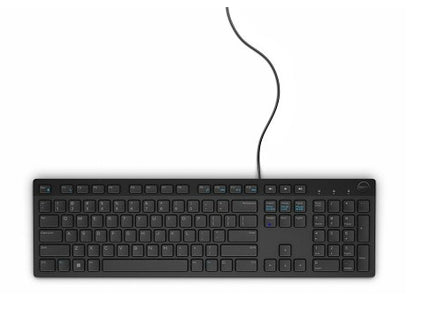 Teclado Dell KB216 - vista superior con teclado numérico